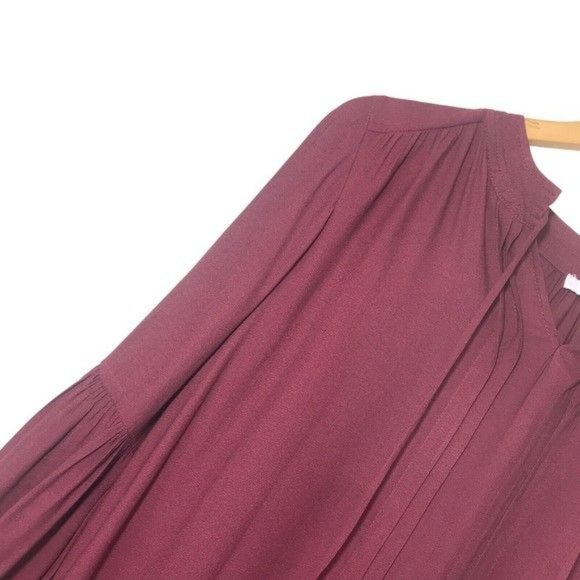 RO & DE Pleated Ruffle High Low Blouse Size XS - Picture 6 of 8